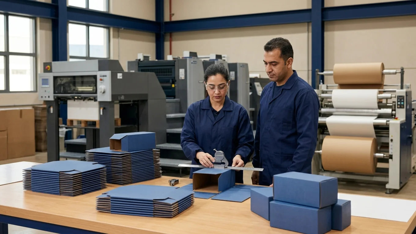 Custom packaging quality inspection