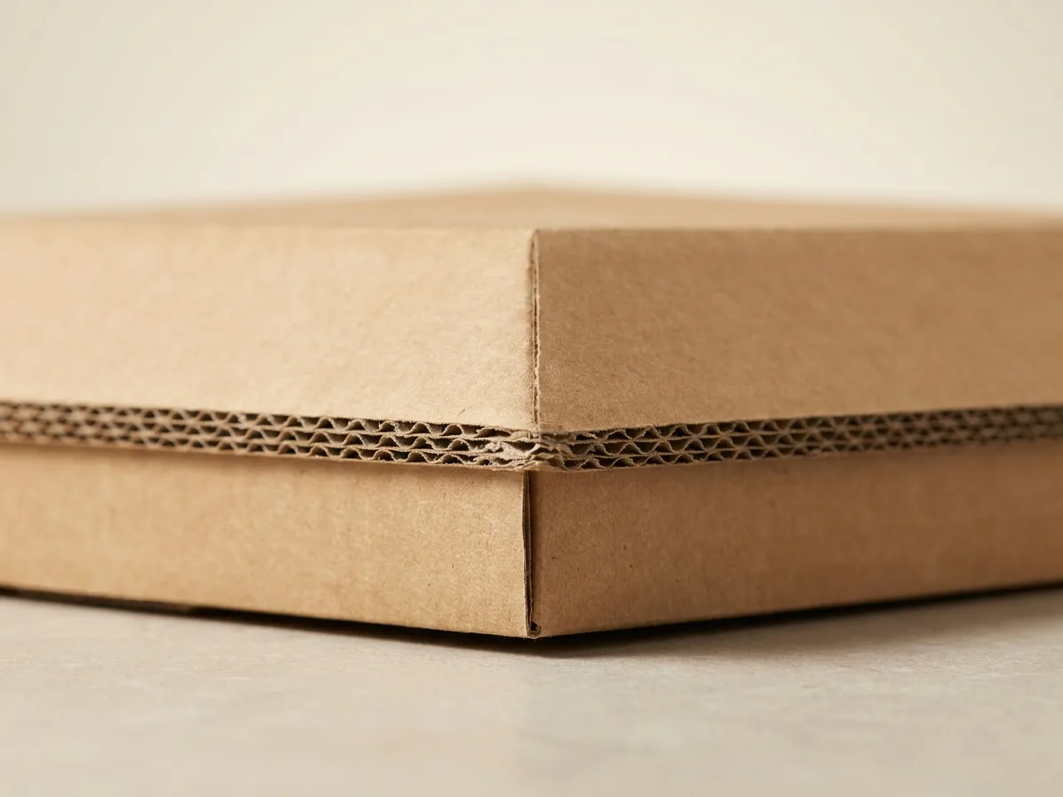 Custom corrugated mailer box, material and finishing detail
