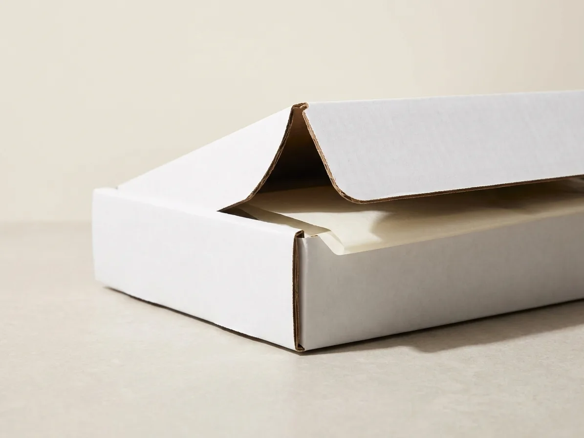 Custom e-commerce boxes, material and finishing detail