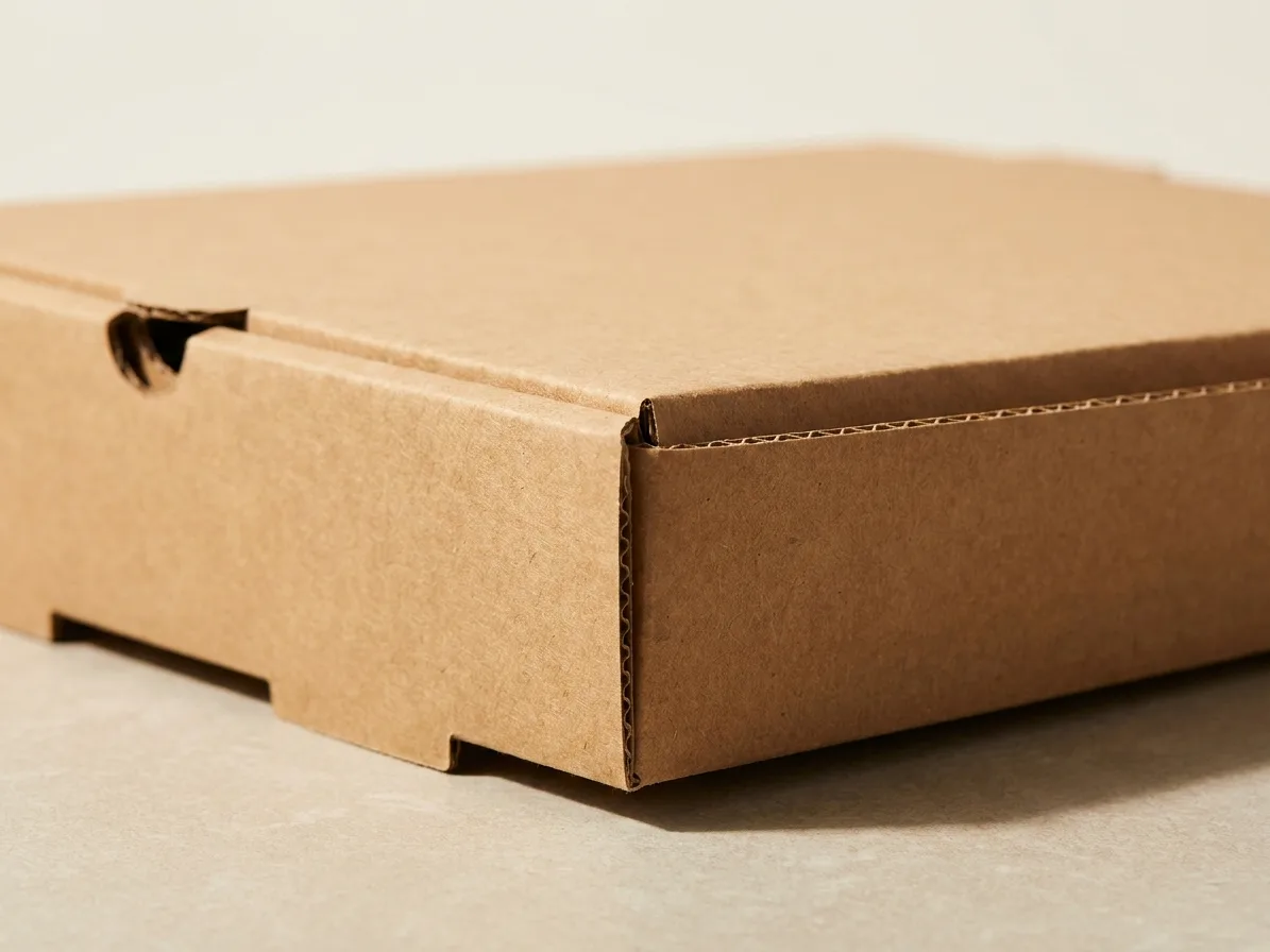 Custom pizza boxes, material and finishing detail