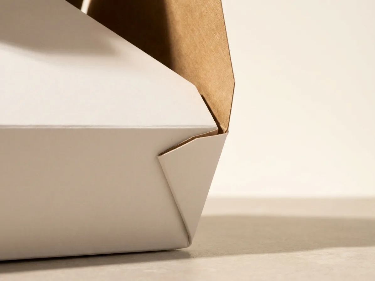 Custom takeaway boxes, material and finishing detail