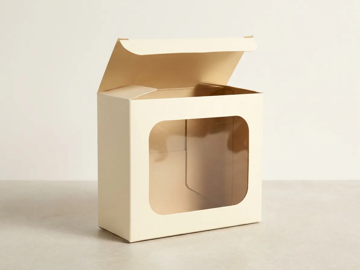 Custom window box, shown open to reveal the construction