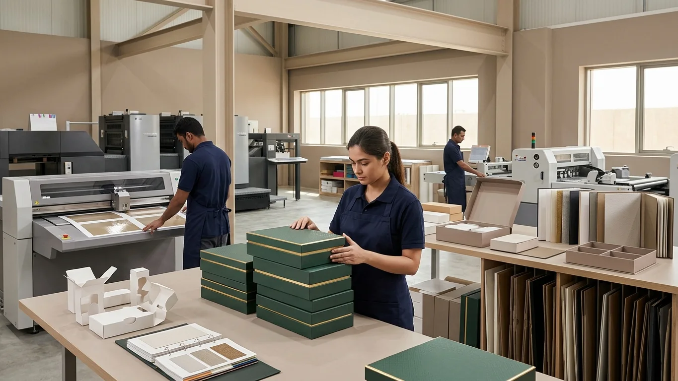 Premium packaging finishing and assembly
